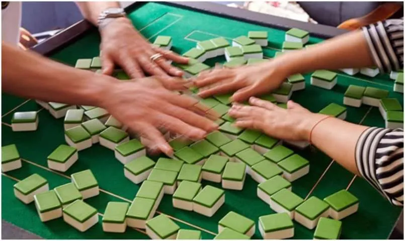 Cách đánh mạt chược dễ hiểu nhất cho người mới tập chơi 3 Các quân bài mạt chược được xếp ngăn ngắn