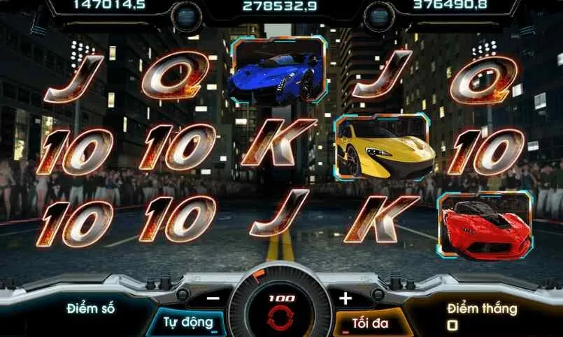 Màn hình tính năng của Đua xe đường phố 8us